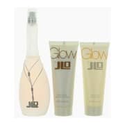 Jennifer Lopez Glow Gift Set For Women (Jennifer Lopez Glow 100ml EDT + 75ml Body Lotion + 75ml Shower Gel)