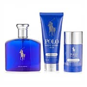 Ralph Lauren Polo Blue Gift Set For Men (Polo Blue 175ml EDP + Deo Spray 75ml + Hair & Body Wash 100ml)