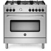 Bertazzoni Full Gas Range Cooker 90x60, Stainless Steel