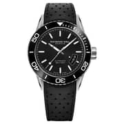 Raymond Weil 2760-SR1-20001 Freelancer Men's Watch Black Rubber Strap 42mm