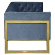 Pan Emirates Lifespan 2 Seater Sofa Gold Frame