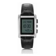 Al Fajr WS06LBLK Classic Leather Azaan Watch