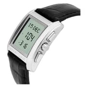 Al Fajr WS06LBLK Classic Leather Azaan Watch