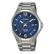 Alba Men's Titanium 3 Hands Date Wrist Watch