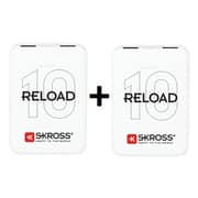 شاحن متنقل سكروس Reload 10 مدمج وأنيق 10000 مللي أمبير 2 قطعة