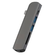 Addicted AD005SI 6 Port Type C USB Hub Grey