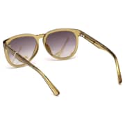 Diesel DL0272-57G-50 Sunglasses Shiny Beige/Brown Mirror For Kids