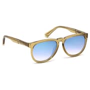 Diesel DL0272-57G-50 Sunglasses Shiny Beige/Brown Mirror For Kids