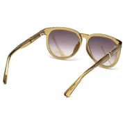 Diesel DL0272-57G-50 Sunglasses Shiny Beige/Brown Mirror For Kids