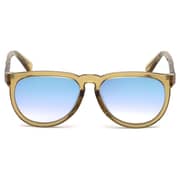 Diesel DL0272-57G-50 Sunglasses Shiny Beige/Brown Mirror For Kids