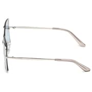 Guess GU7618-10X-59 Women's Sunglass Shiny Light Nickeltin/Blue