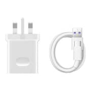 شاحن جداري هواوي أبيض مع كابل USB نوع سي
