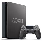 Sony PlayStation 4 Slim Console 1TB Steel Black - Middle East Version with Days Of Play Limited Edition