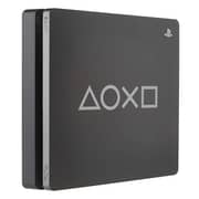Sony PlayStation 4 Slim Console 1TB Steel Black - Middle East Version with Days Of Play Limited Edition