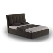 Four-Drawer Storage Bed King with Mattress Charcoal Grey