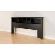 Book Case Classic Bed Frame King Bed with Mattress Black