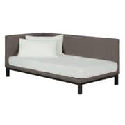 Mid-century Grey Upholstered Modern Daybed with Mattress Day Bed Grey