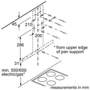Bosch 90cm Cooker Hood DWB94BC51B