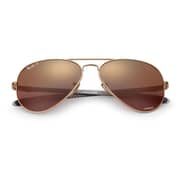 RayBan RB8317CH-001/6B Chromance New Aviator Gold Polarized U Sunglasses