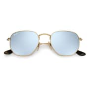 RayBan RB3548N-001/30-54 New Hexagon Gold Unisex Sunglasses