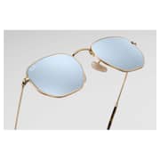 RayBan RB3548N-001/30-54 New Hexagon Gold Unisex Sunglasses