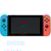 Nintendo Switch 32GB Neon Blue/Red Middle East Version + Super Mario Bros U Deluxe Game + 1 Assorted Game