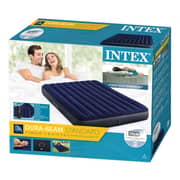 Intex Queen Dura-Beam Classic Downy Airbed with Hand Pump