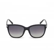 Swarovski SK0192-01B-55 Women's Sunglasses Shiny Black/Gradient Smoke