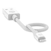 Mophie Charge & Sync Lightning Cable 9cm - White