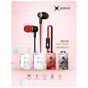 Xplore XPEP611 EarPhone with Silicone Earhook Black