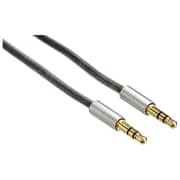 Hama AUX Cable 3.5mm 0.5m Silver