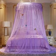 Elegant Bed Canopy Net - Purple