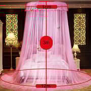 Elegant Bed Canopy Net - Purple