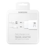 Samsung Fast Travel Adapter Type C Cable 25W - White