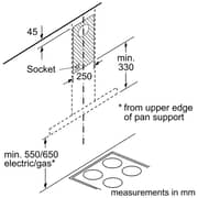 Siemens Built In Chimney Hood 60cm LC64BBC50B