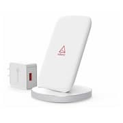 Adonit Wireless Charging Stand Fast Charge & QC4.0+UK Adapter - White