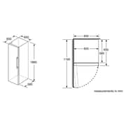 Bosch 348L Freestanding Fridge - KSV36NW30M