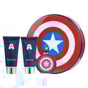 Marvel Captain America EDT + Shower Gel + Aftershave Balm Boys Gift Set