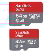 Sandisk MicroSDXC 64GB+ MicroSDHC 32GB