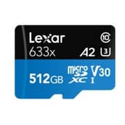 Lexar 512GB MicroSD Card 633X with Adapter