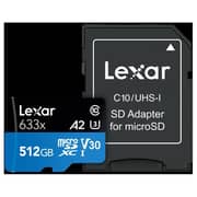 Lexar 512GB MicroSD Card 633X with Adapter