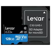 Lexar 128GB MicroSD Card 633X with Adapter