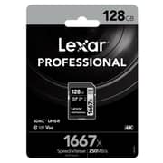 Lexar 128GB SDXC Card 1667X Professional