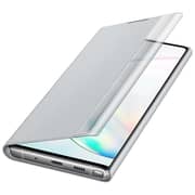 Samsung Clear View Cover Silver For Note 10