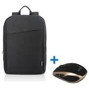 Lenovo 4X40T84059 15.6 BackPack Black + Eklasse EKWLM04 Wireless MouseGold