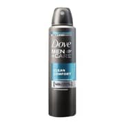 Dove Men+Care Clean Comfort Antiperspirant Deodorant Spray 150ml