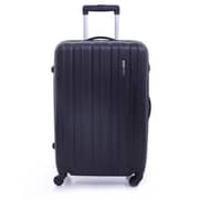 Para John ABS Luggage Travel Trolley With 4 Wheels 3pcs Set Black