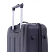 Para John ABS Luggage Travel Trolley With 4 Wheels 3pcs Set Black