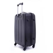 Para John ABS Luggage Travel Trolley With 4 Wheels 3pcs Set Black