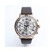 ساعة سبيكتروم تشالنجر جلد سوداء للرجال - S23043M-2